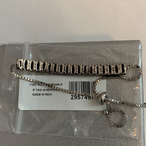 BLUE DIAMOND BRACELET, BOLO, (HPHT), SIZE 4-9.50” LONG - Picture 6 of 8